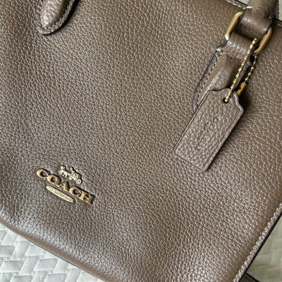 Coach Maggie Small Tote Bag Dark Stone - Picture 2 of 6